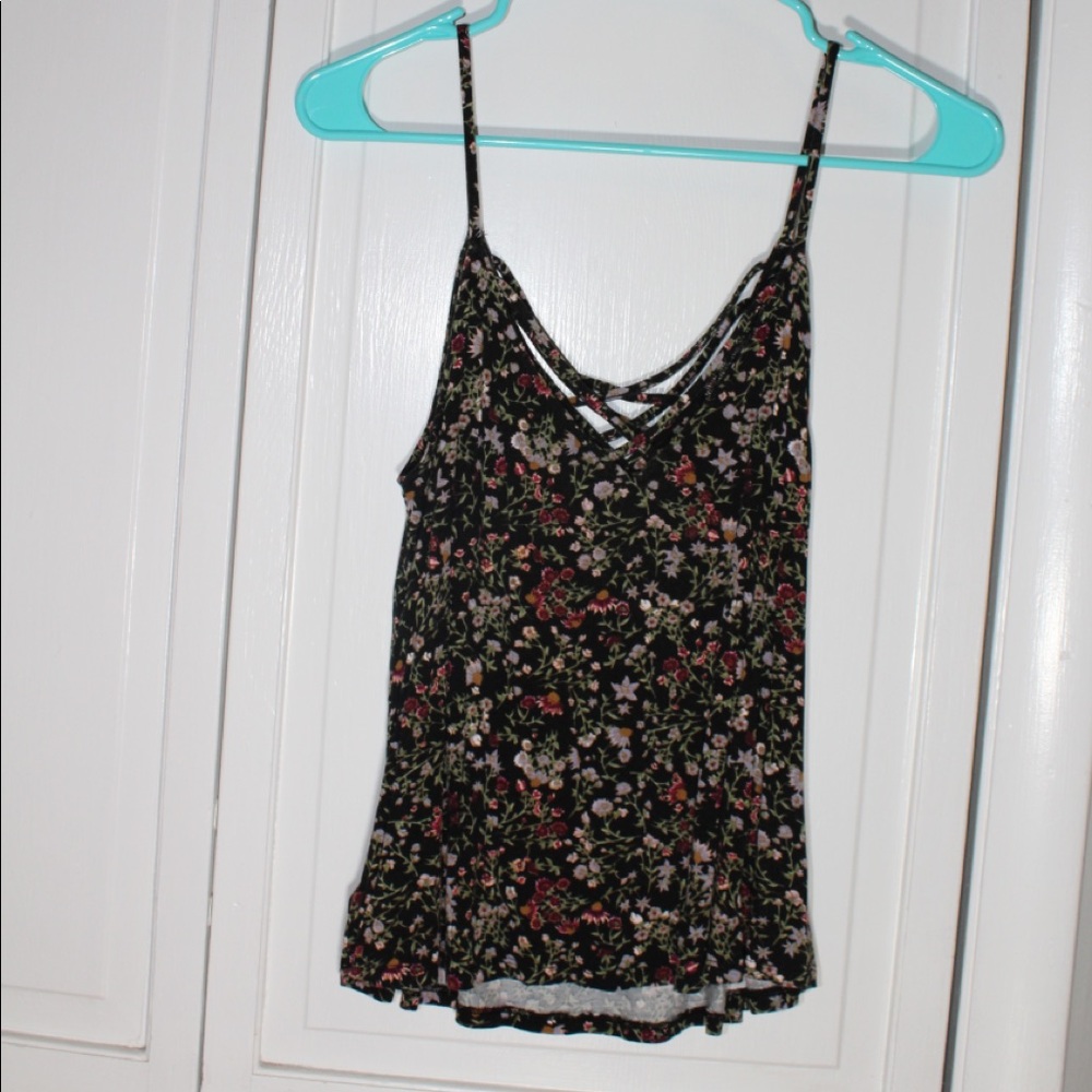 Floral American Eagle Soft and Sexy Tank
